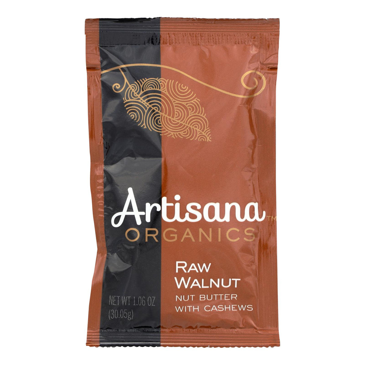 Artisana Organic Raw Walnut Butter - 1.06 Oz Squeeze Packs (Pack of 10) - Cozy Farm