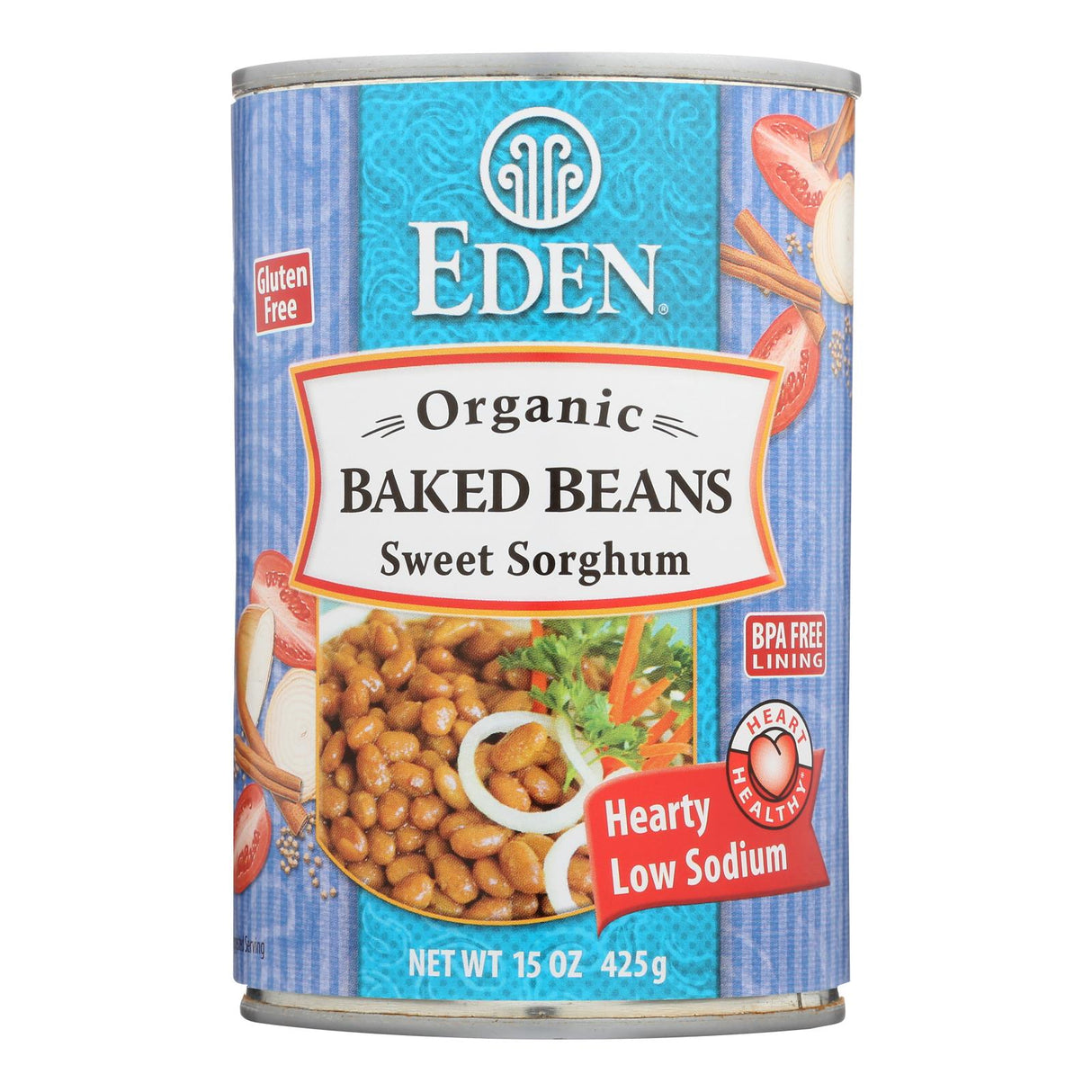 Eden Foods Organic Baked Beans with Sorghum and Mustard (12-Pack, 15 Oz.) - Cozy Farm