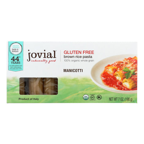 Jovial Gluten-Free Manicotti Pasta, Delectable Italian Taste, 7 Oz. Pack of 12 - Cozy Farm 