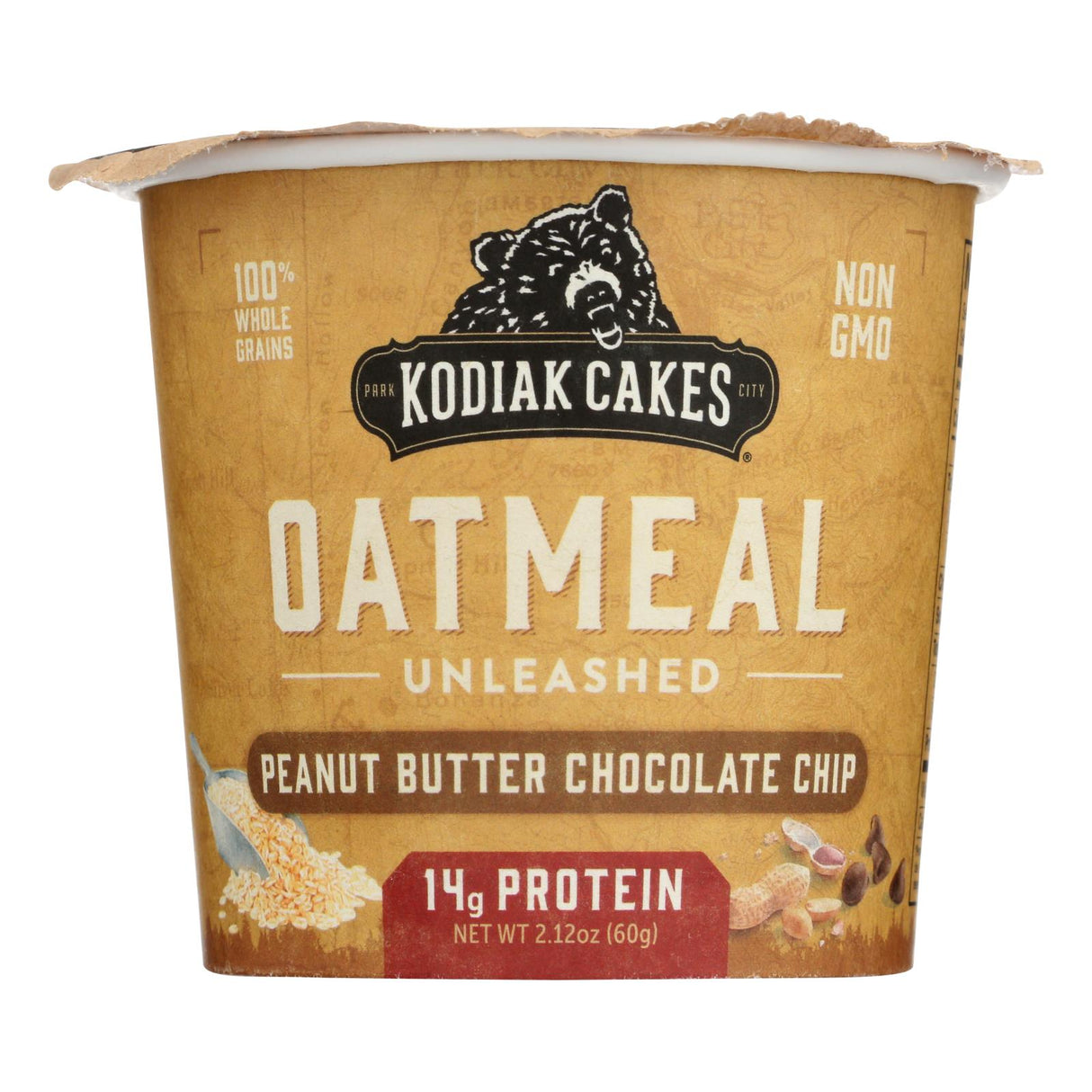 Kodiak Cakes Peanut Butter Chocolate Chip Oatmeal (12 Pack) - 2.12 Oz - Cozy Farm