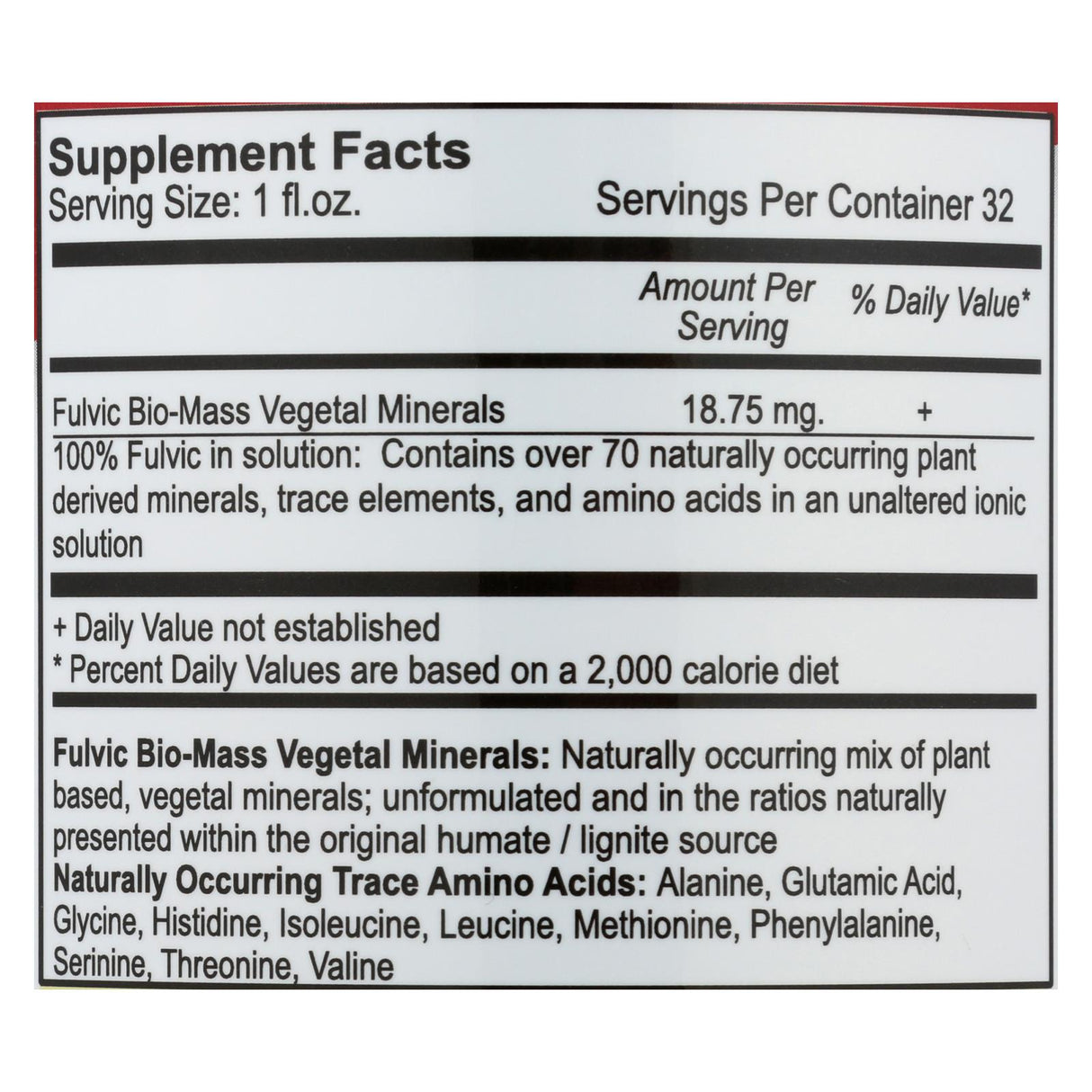 Vital Earth Minerals Fulvic Mineral Complex - 32 fl. oz. - Cozy Farm