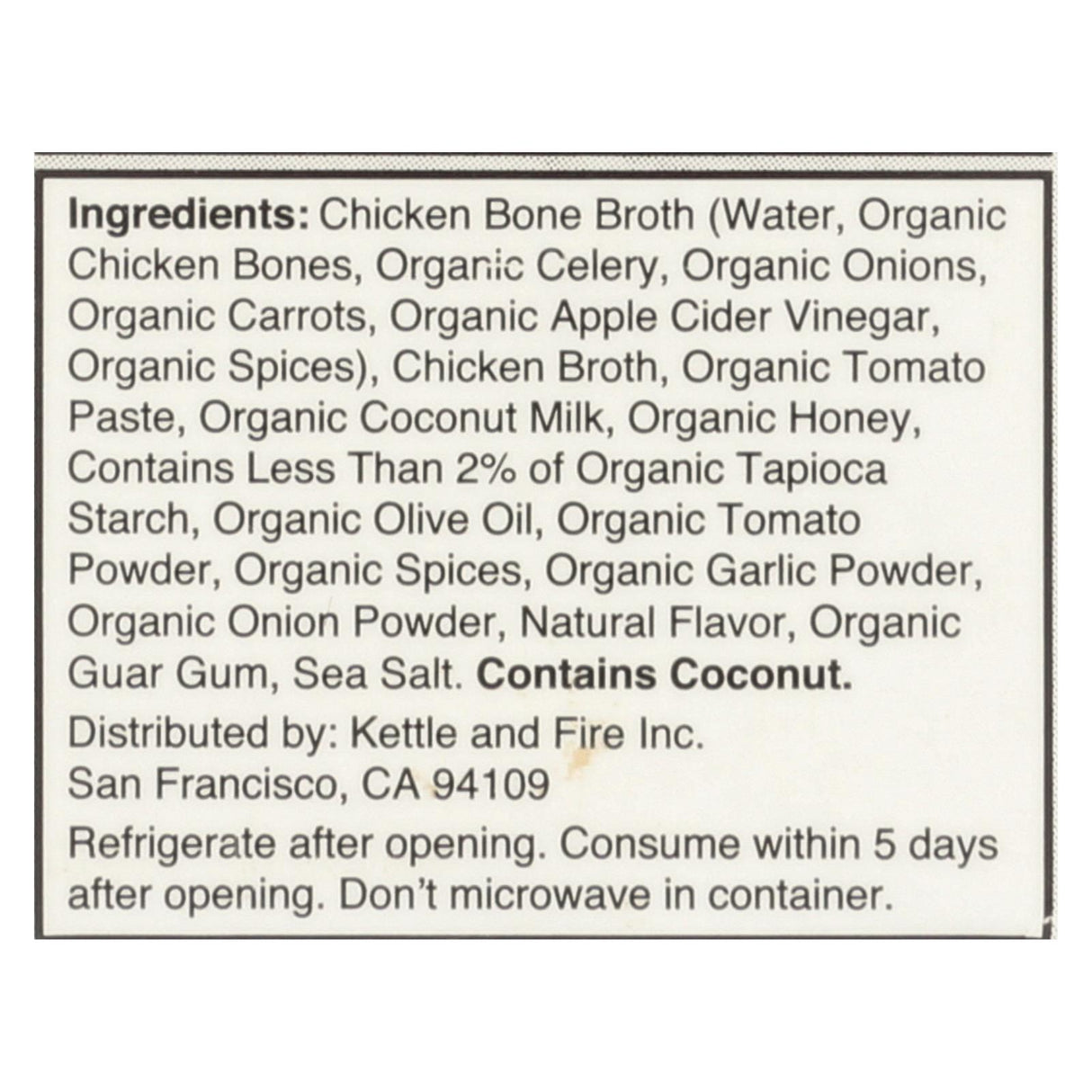 Kettle And Fire Organic Tomato Soup (Pack of 6 - 16.9 Oz.) - Cozy Farm