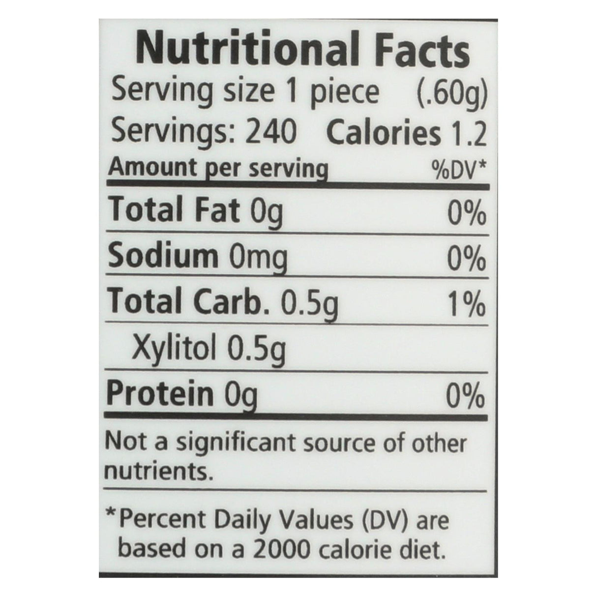 Spry Peppermint Xylitol Gems (240 Pieces) - Cozy Farm