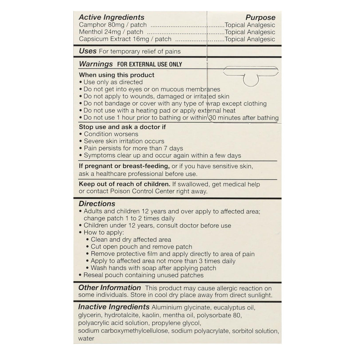 Tiger Balm Pain Relieving Patches (Pack of 6): - Cozy Farm