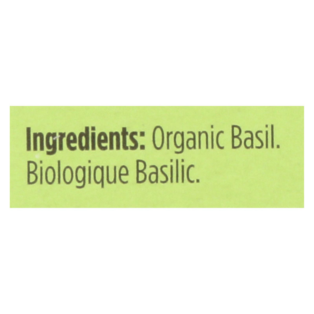 Spicely Organics Premium Organic Basil Leaves - Case of 6 - 0.1 Oz. Packs - Cozy Farm