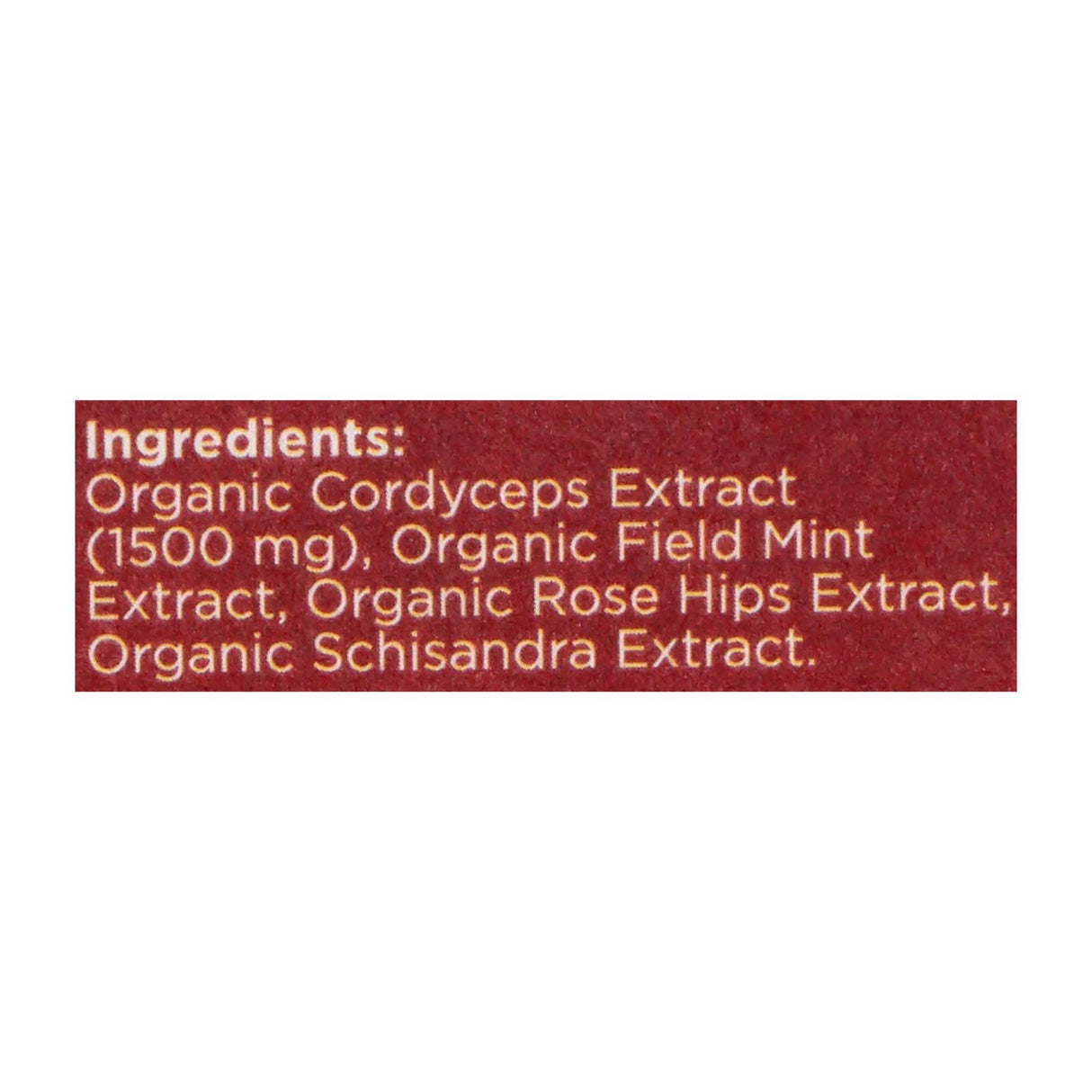 Four Sigmatic Organic Cordyceps Mushroom Elixir - 20 Count - Cozy Farm