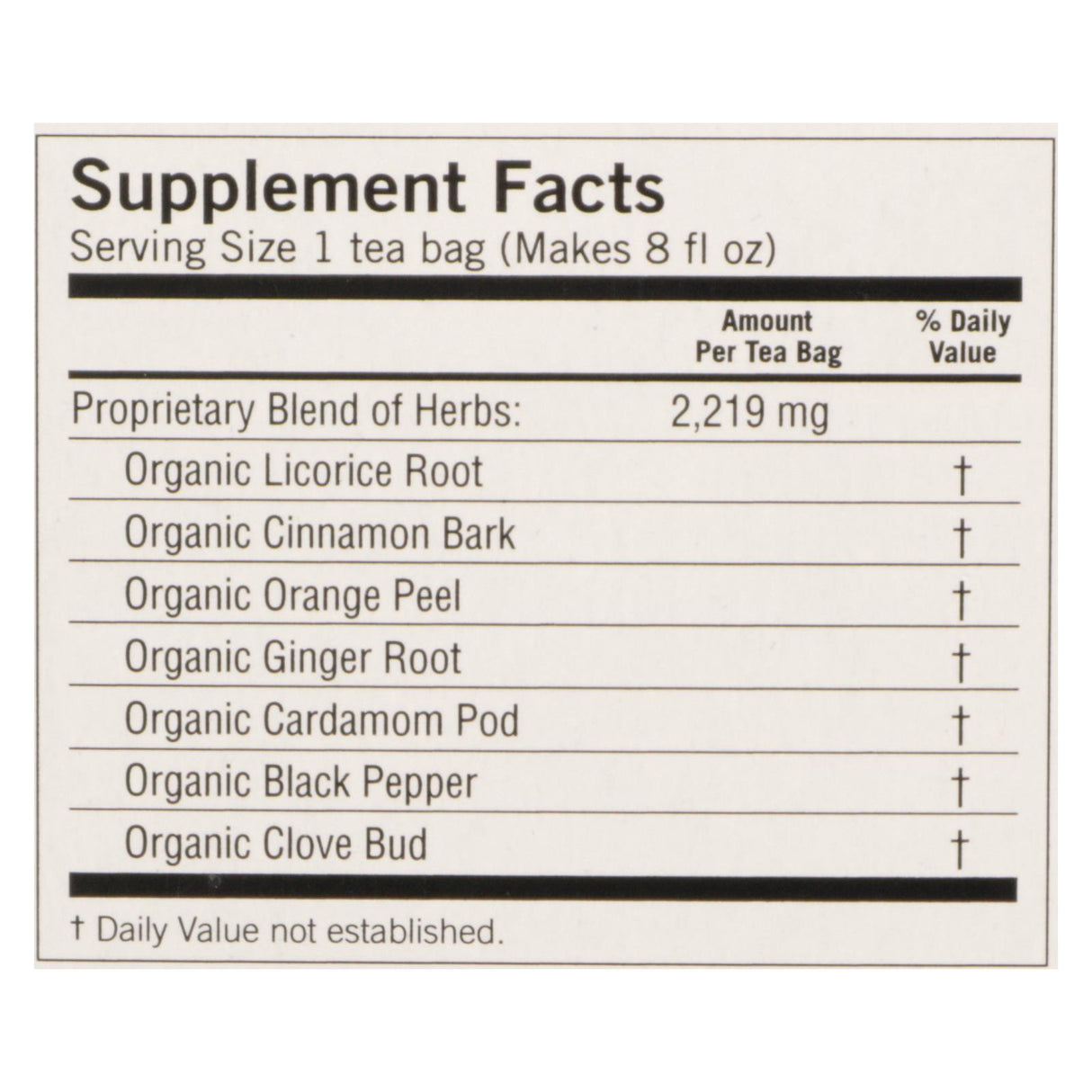 Yogi Original Licorice Herbal Tea Bags, 16 tea bags (Pack of 6) - Cozy Farm