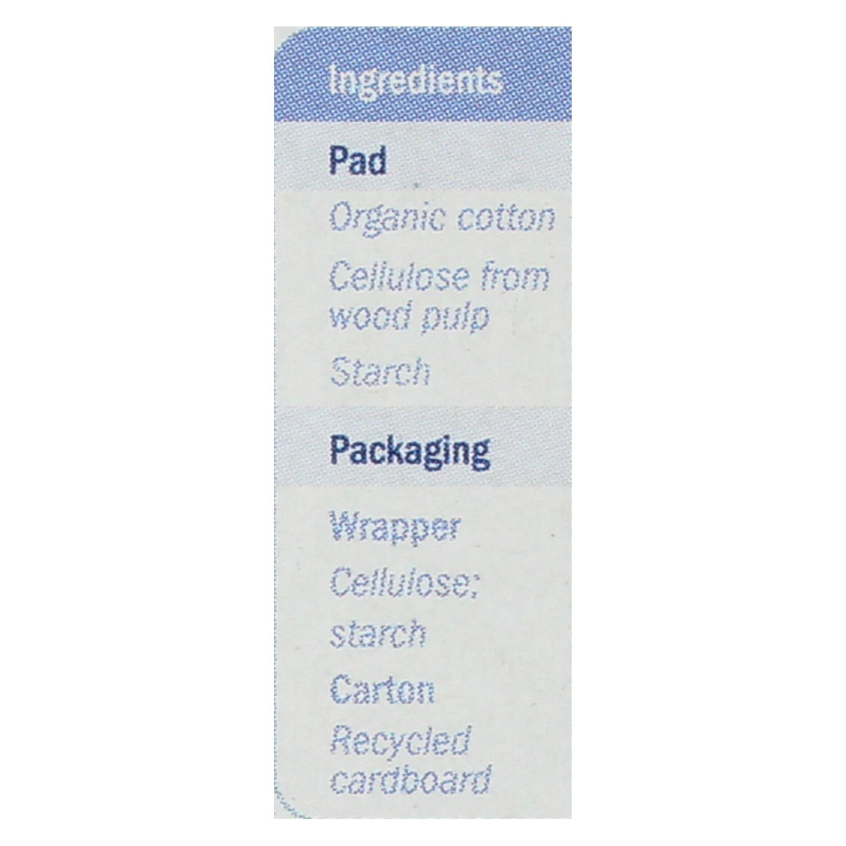 Natracare Ultra Super Plus Organic Cotton Pads - 12 Pack - Cozy Farm