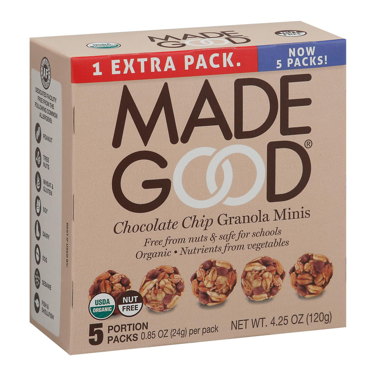 Made Good Mini Chocolate Chip Granola - 5.85oz (Pack of 6) - Cozy Farm