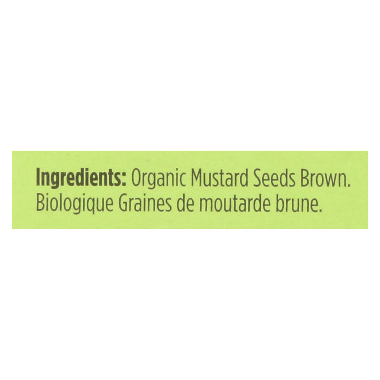 Spicely Organics Organic Brown Mustard Seeds (Case of 6) - Cozy Farm