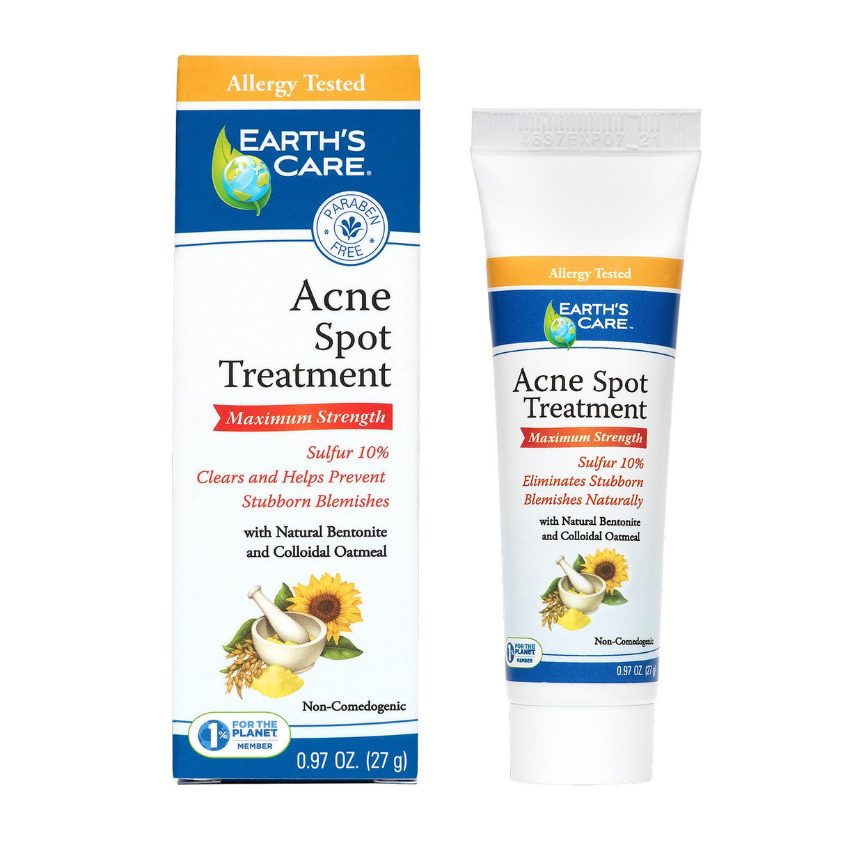 Earth's Care Acne Spot Treatment Solution (0.97 Oz.) - Cozy Farm