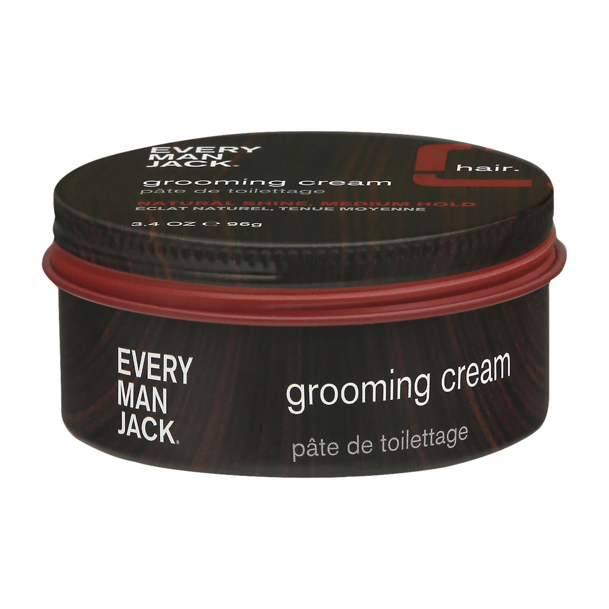 Every Man Jack Fragrance Free Hair Grooming Cream 3.4 Oz - Cozy Farm