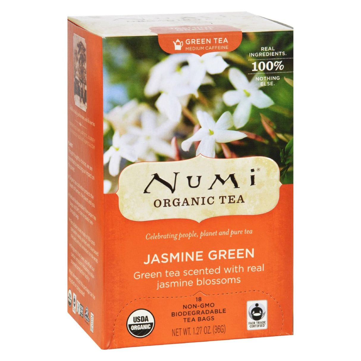 Numi Organic Jasmine Green Tea, 108 Tea Bags - Cozy Farm