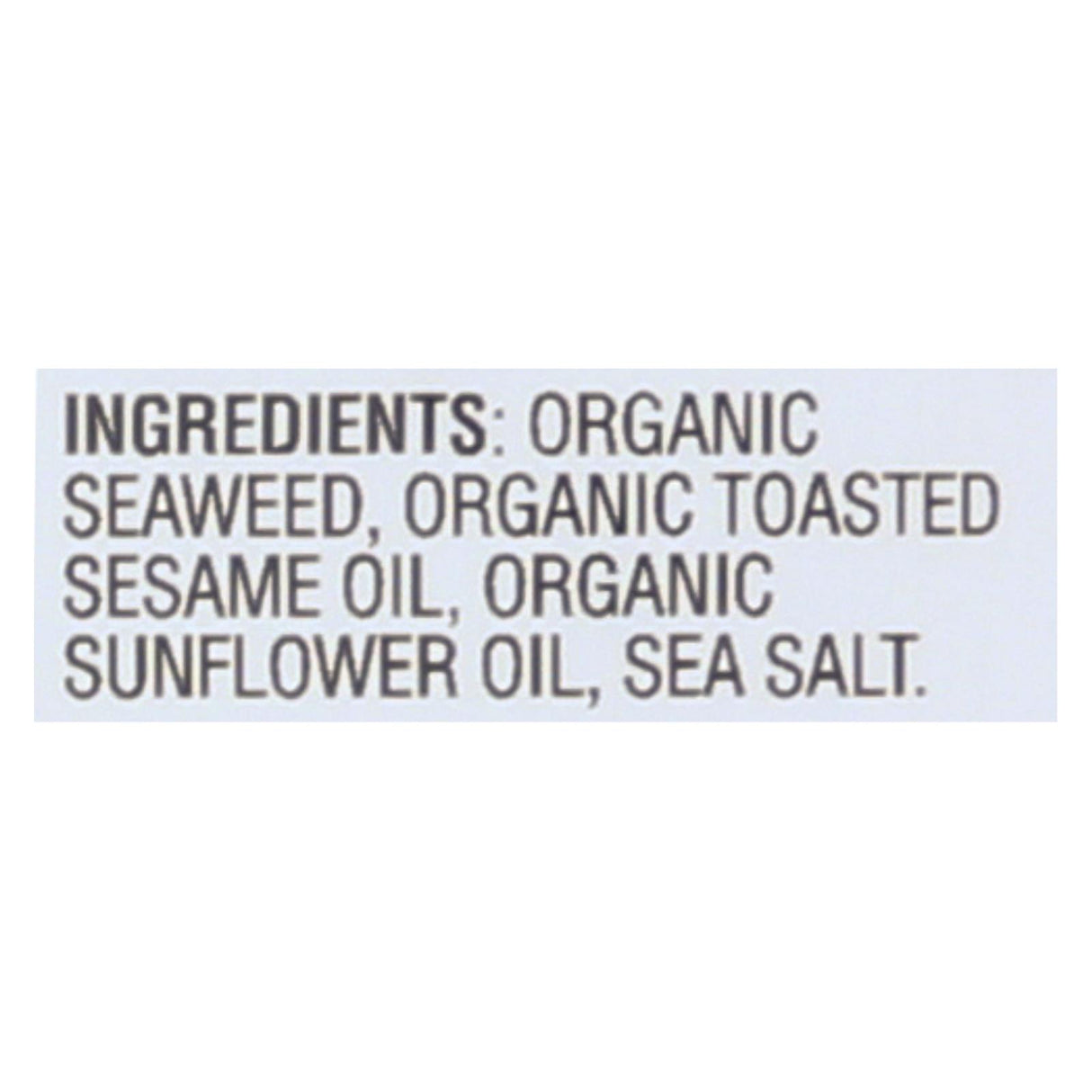 Gimme Organic Roasted Sesame Case of 12 - 0.35 Oz. - Cozy Farm