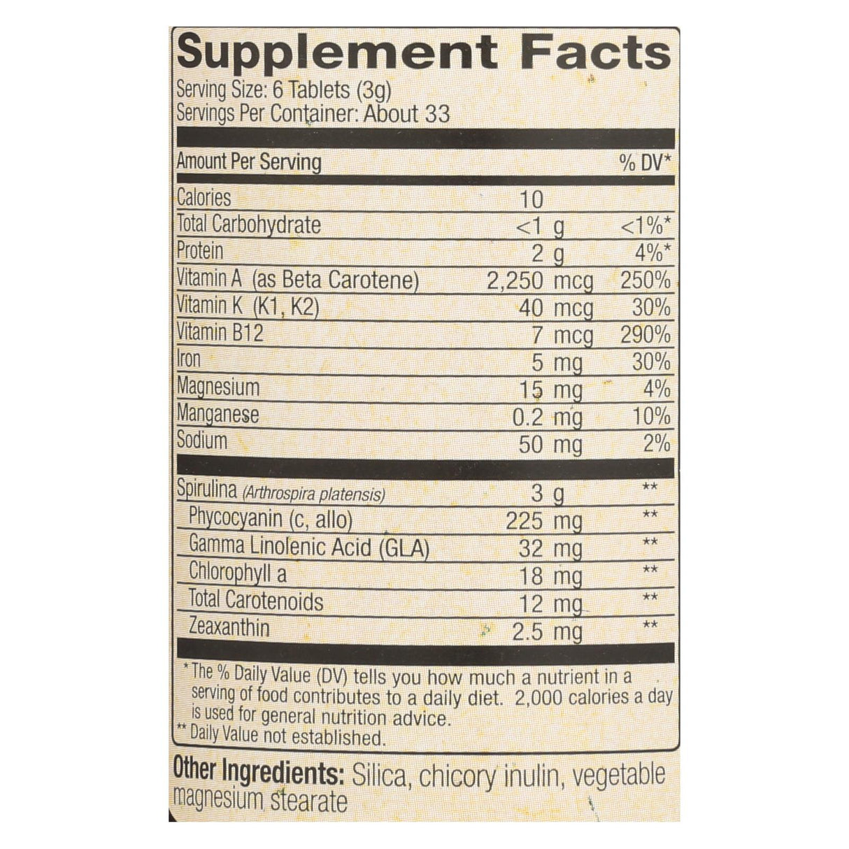 Nutrex Hawaii Pure Hawaiian Spirulina Pacifica - 200 Tablets of 500 mg - Cozy Farm