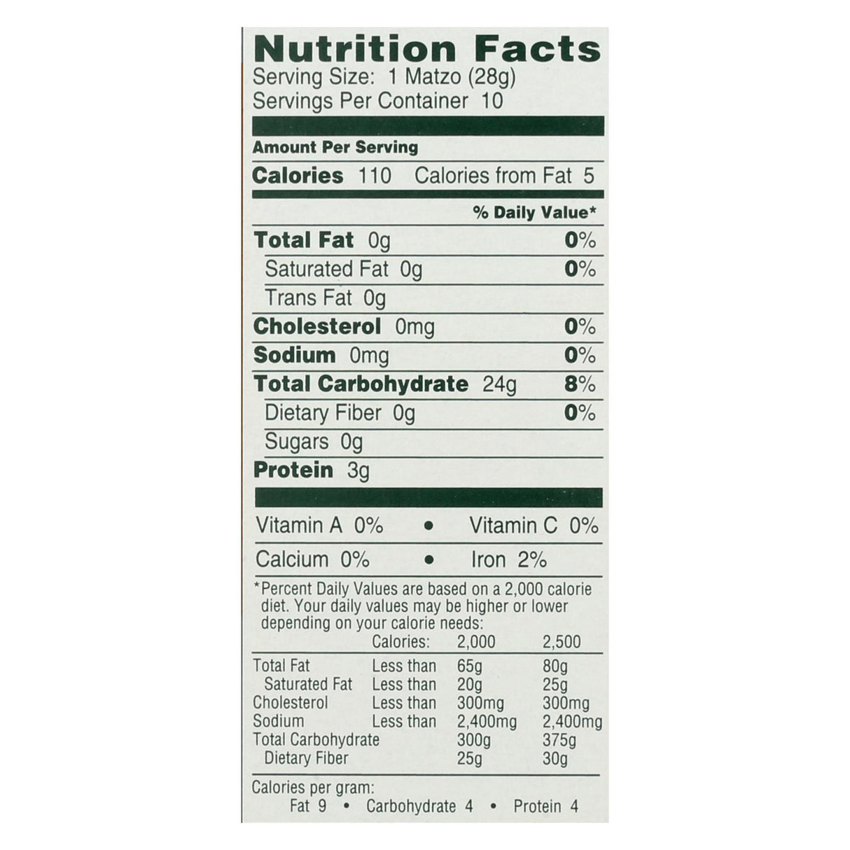 Manischewitz Unsalted Matzo Crackers (Pack of 12) - 10 oz - Cozy Farm