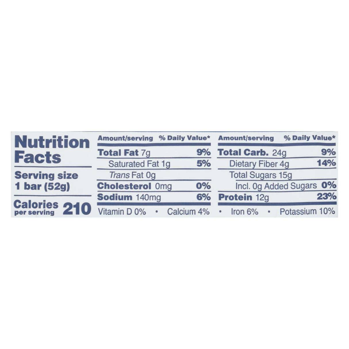 Rxbar Blueberry Protein Bar - 1.83 Oz. Case of 12 - Cozy Farm
