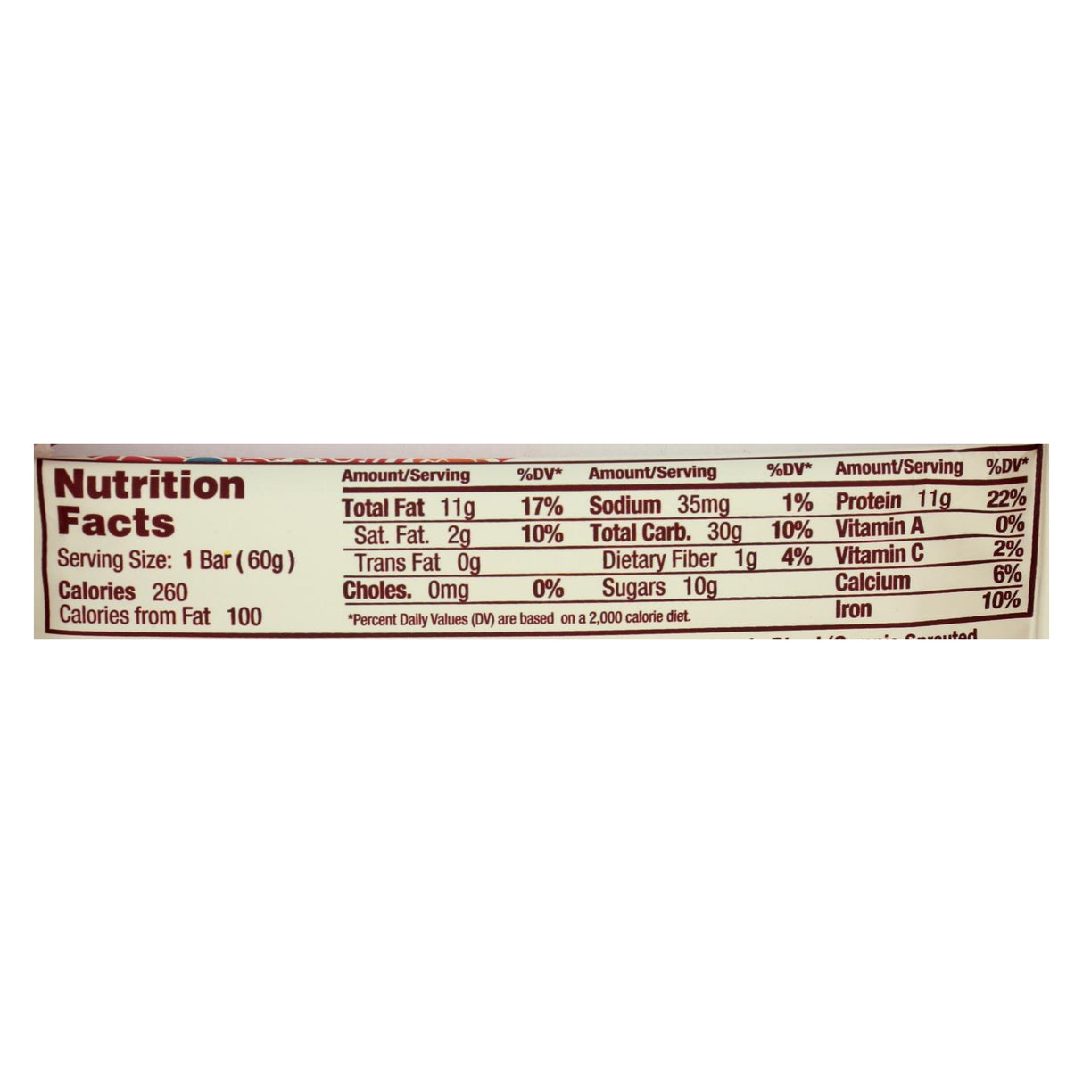 Organic Macrobar - Cashew Caramel (Pack of 12) 2.1 Oz Bars - Cozy Farm