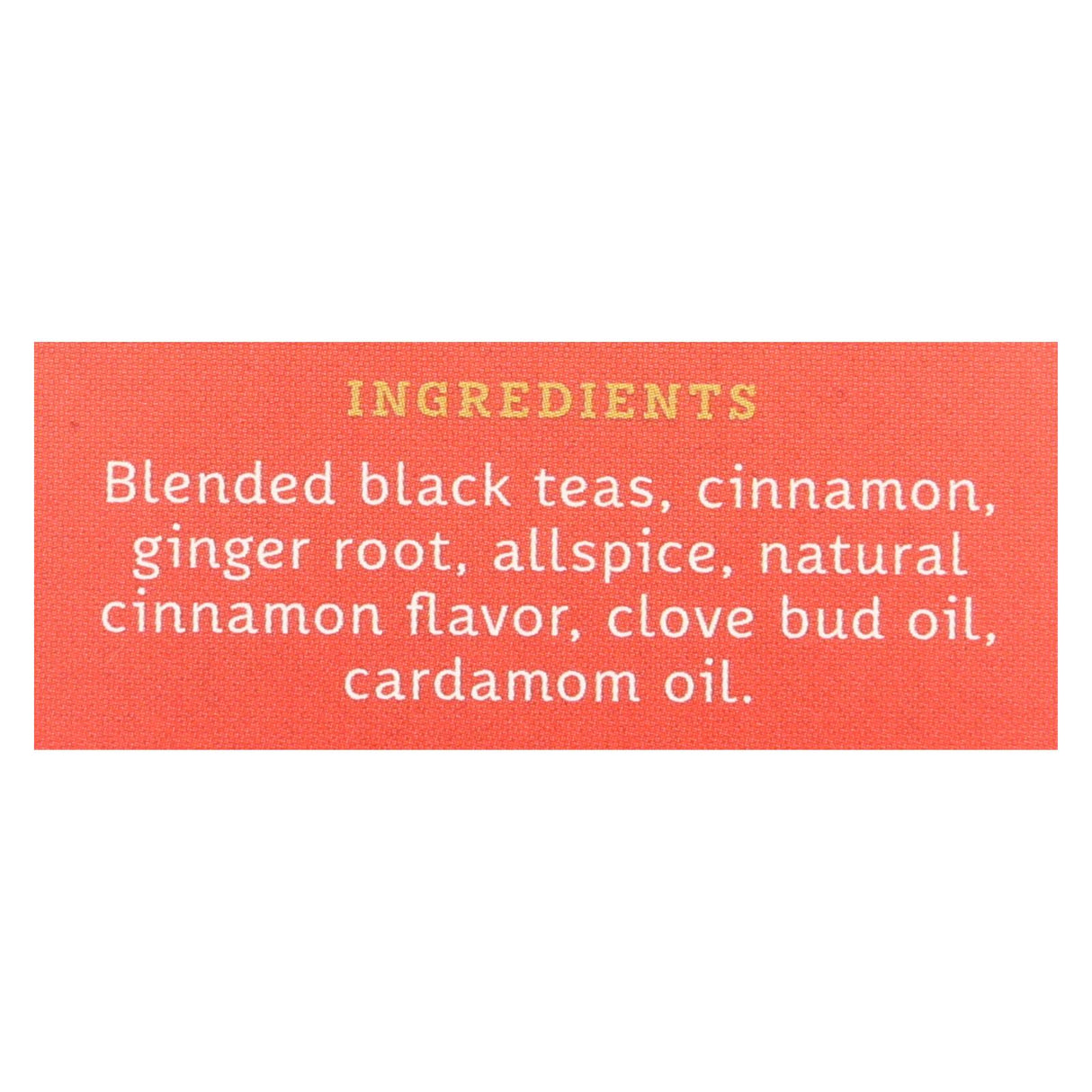 Stash Tea Chai Black Tea - Double Spice, 20 Bags/Box - Cozy Farm