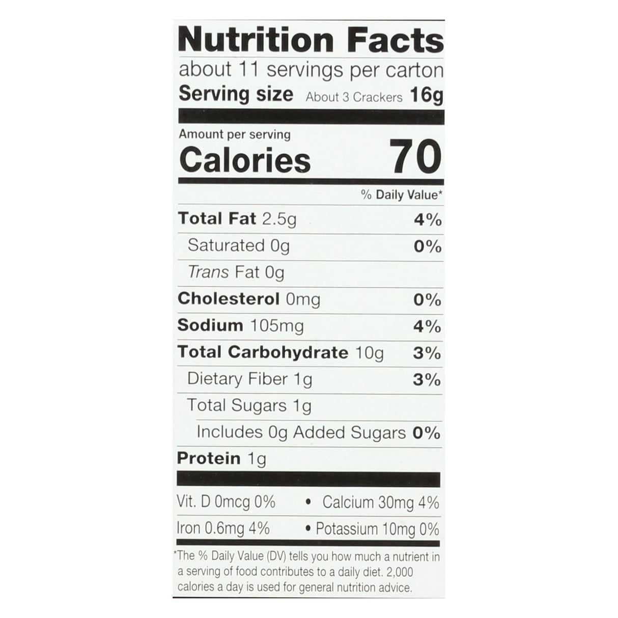 Milton's Multigrain Baked Crackers (Pack of 8 - 6 Oz.) - Cozy Farm