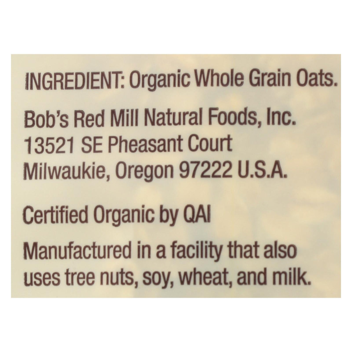 Bob's Red Mill Jumbo Oats, 32 Oz. Whole Grain, Pack of 4 - Cozy Farm