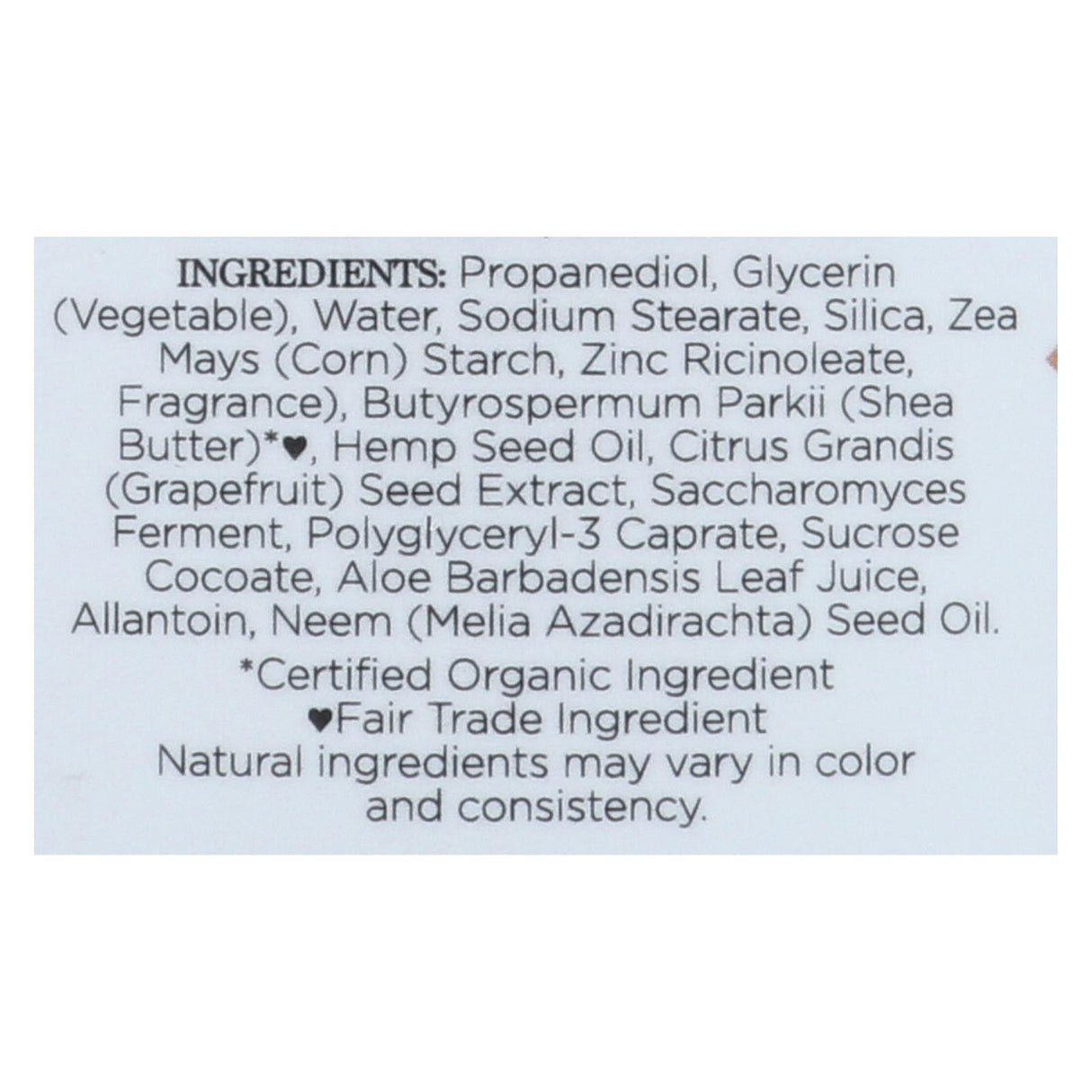 Nubian Heritage Natural Deodorant: Indian Hemp, Haitian Vetiver, Neem Oil (2.25 Oz) - Cozy Farm