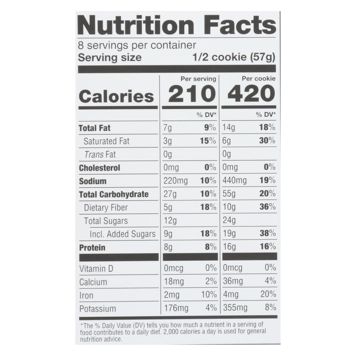 Lenny & Larry's The Complete Cookie, Double Chocolate, 4 Oz, Pack of 12 - Cozy Farm