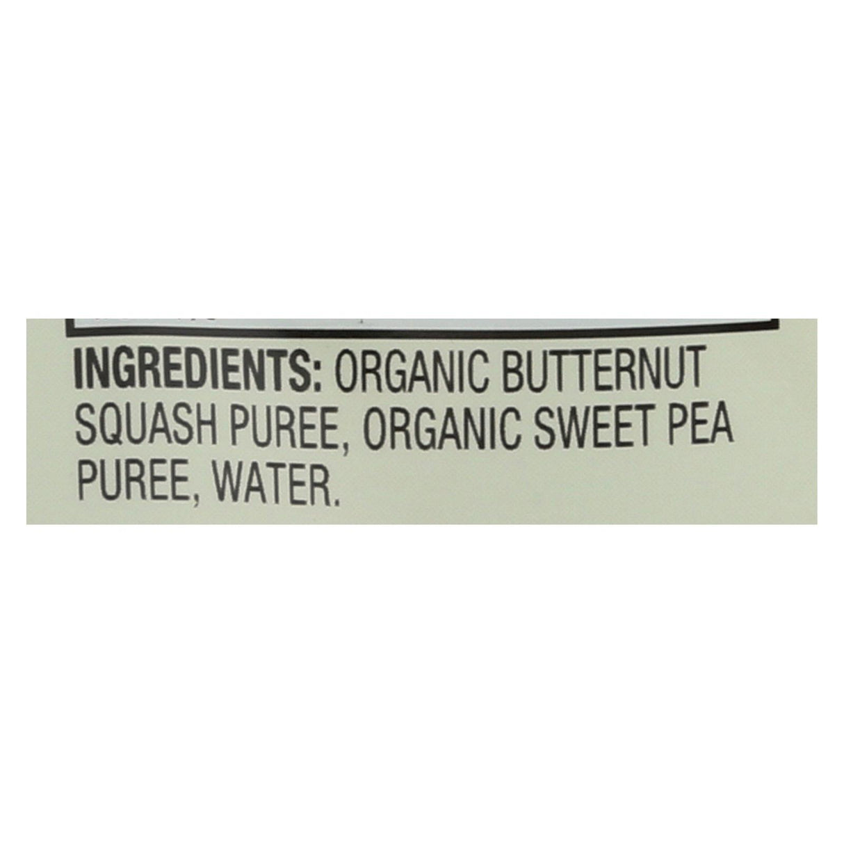 Earth's Best Organic Squash and Sweet Peas Baby Puree, Stage 2, 3.5 Oz., Case of 12 - Cozy Farm