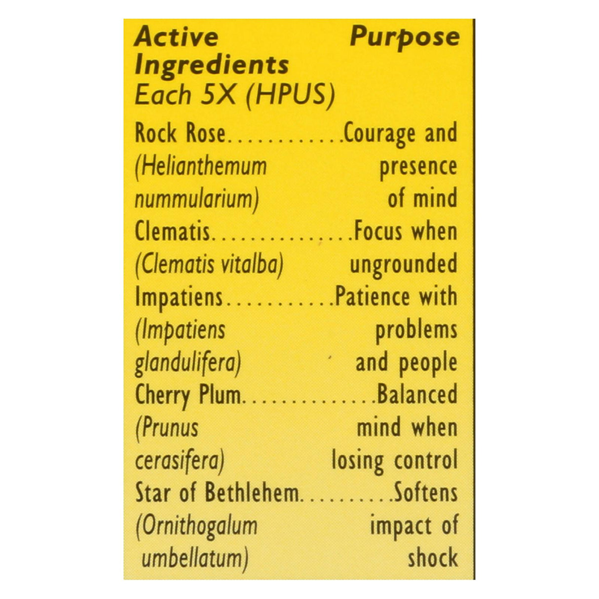 Bach Flower Remedies Rescue Remedy Stress Relief Drops - 0.35 Fl Oz - Cozy Farm