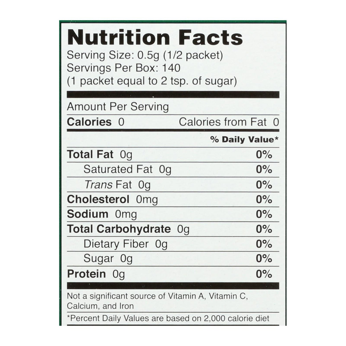 Sweet Leaf Stevia Sweetener Packets, 70 Count - Cozy Farm