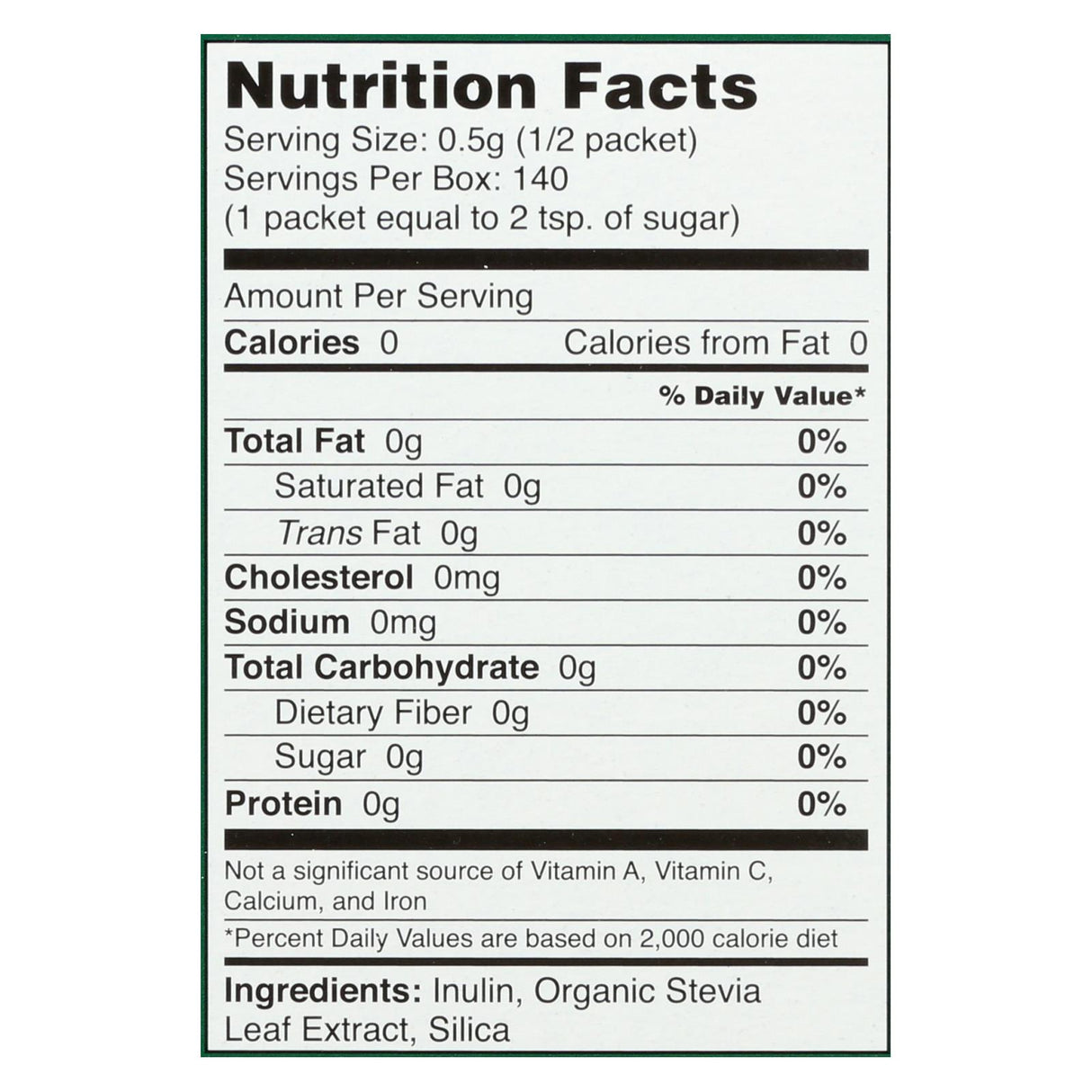 Sweet Leaf Stevia Sweetener Packets, 70 Count - Cozy Farm