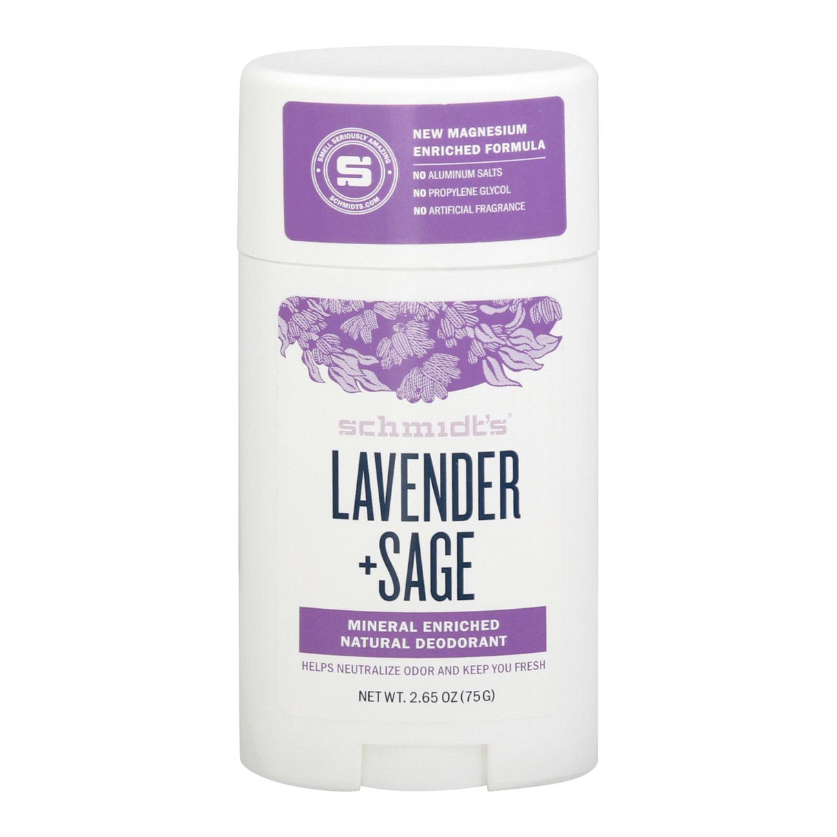 Schmidt's Deodorant Lavender + Sage Natural Deodorant Stick - 2.65oz - Cozy Farm