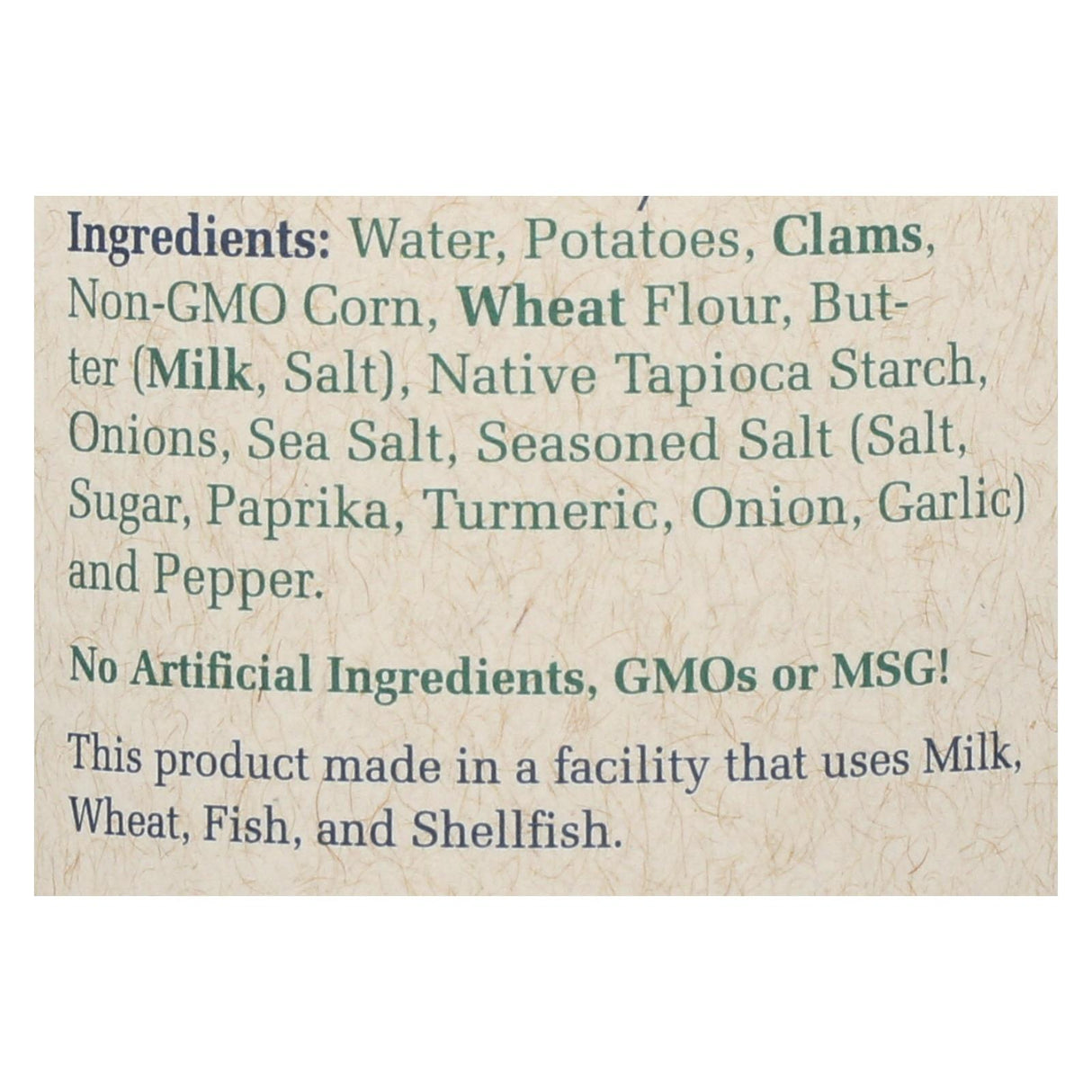 Bar Harbor Clam and Corn Chowder (15 Oz., Pack of 6) - Cozy Farm