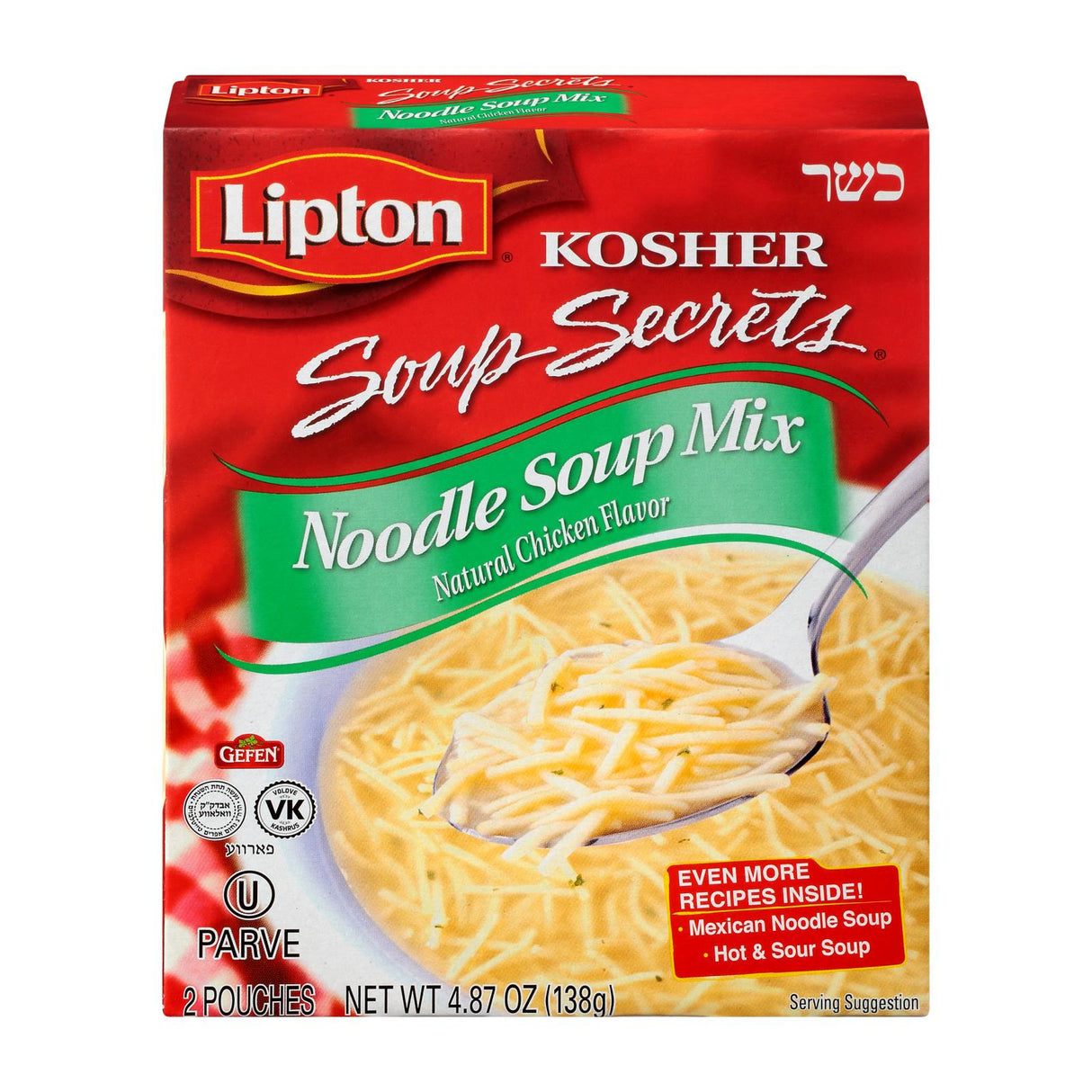 Lipton Soup Packet - Classic Chicken Noodle - Case of 12 - 4.87 Oz - Cozy Farm