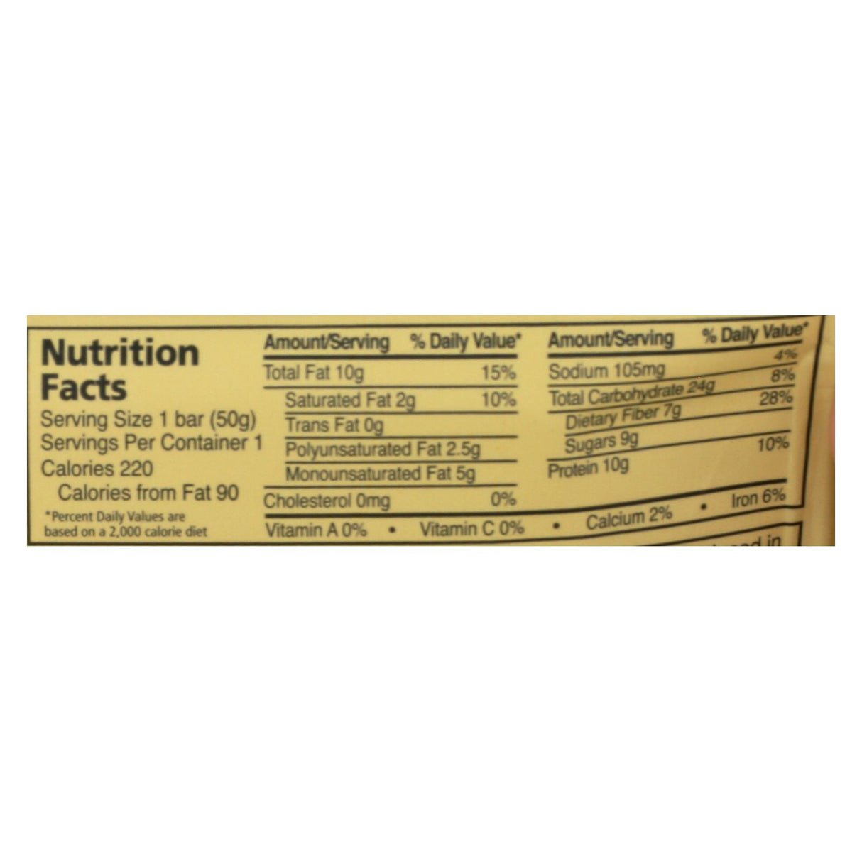 Zing Bars - Nutrition Bar - Peanut Butter Chocolate Chip - 1.76 Oz Bars - Case Of 12 - Cozy Farm