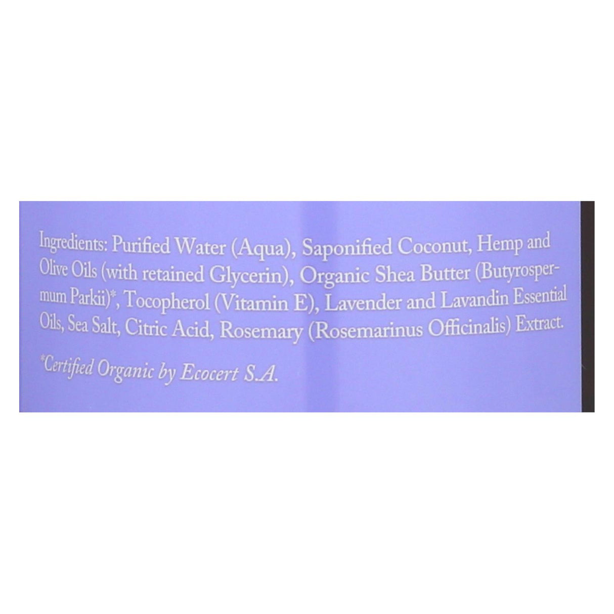 Dr. Woods Shea Vision Soothing Lavender Castile Soap (32 Oz.) - Cozy Farm