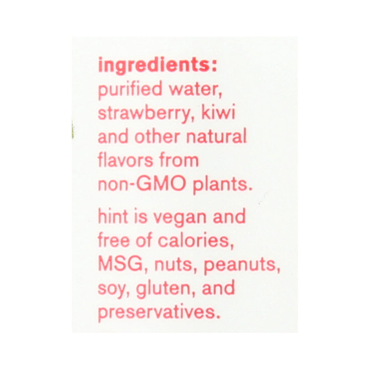 Hint Fruit Water - Strawberry And Kiwi - Case Of 12 - 16 Fl Oz. - Cozy Farm