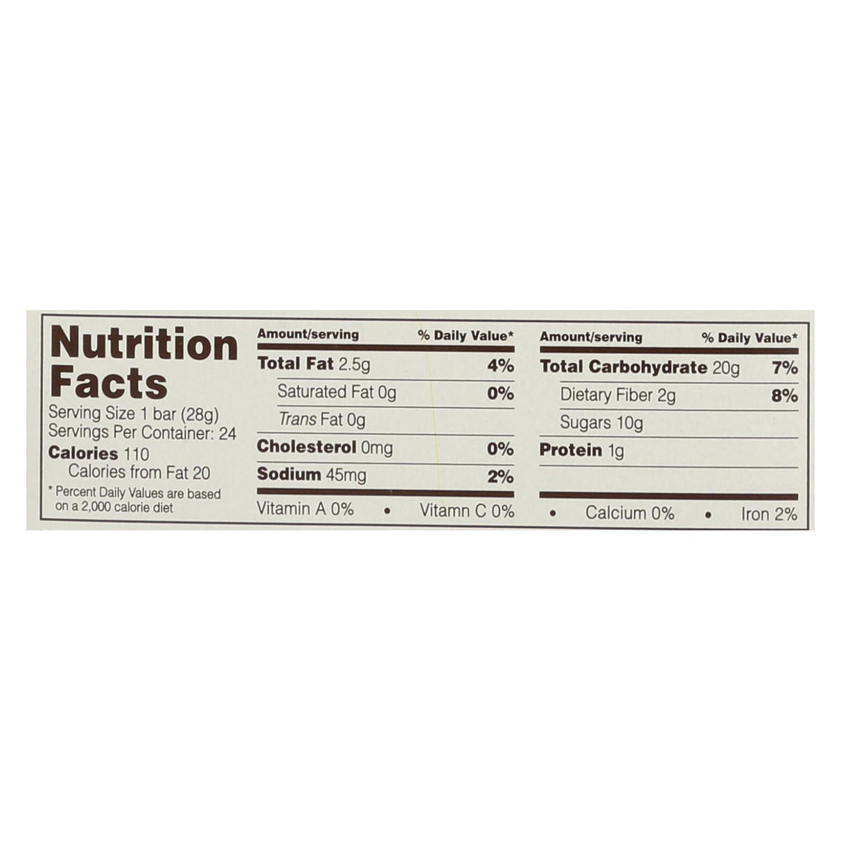 Nature's Bakery Blueberry Stone Ground Whole Wheat Fig Bars - 2 Ounce Pack of 12 - Cozy Farm