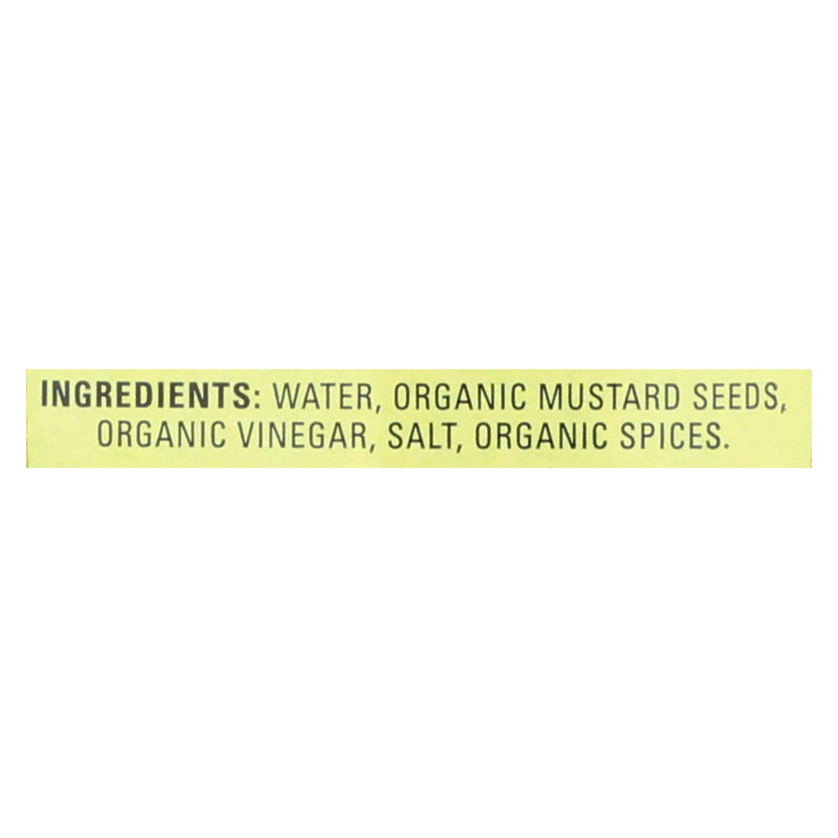 Organic Ville Organic Stone Ground Mustard (12 x 12 Oz.) - Cozy Farm