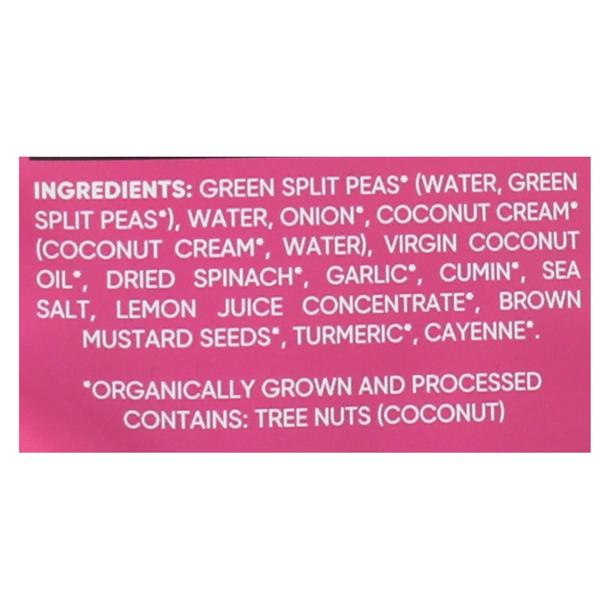Maya Kaimal Organic Everyday Dal: Green Split Pea Spinach Coconut (Pack of 6 - 10 Oz.) - Cozy Farm