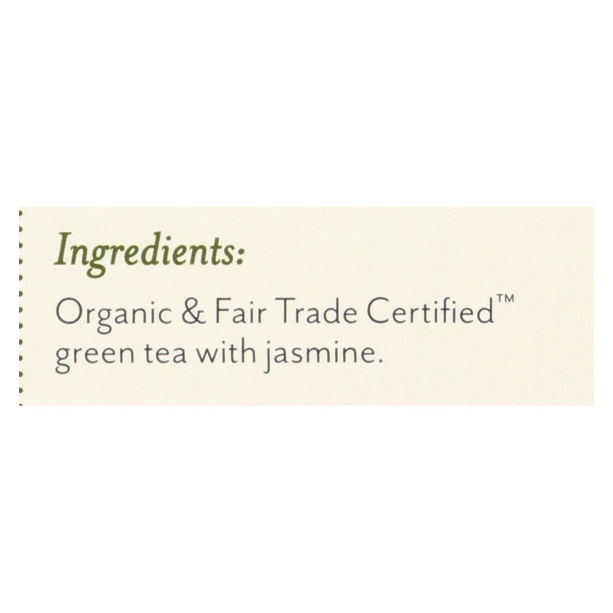 Rishi Organic Green Tea Jasmine Delightful Pack of 6, 15 Sachets - Cozy Farm