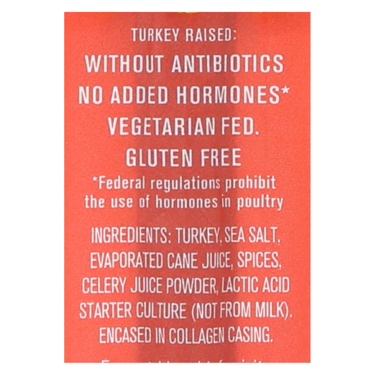 Vermont Smoke and Cure RealStick Turkey Pepperoni - Pack of 24 - 1oz - Cozy Farm