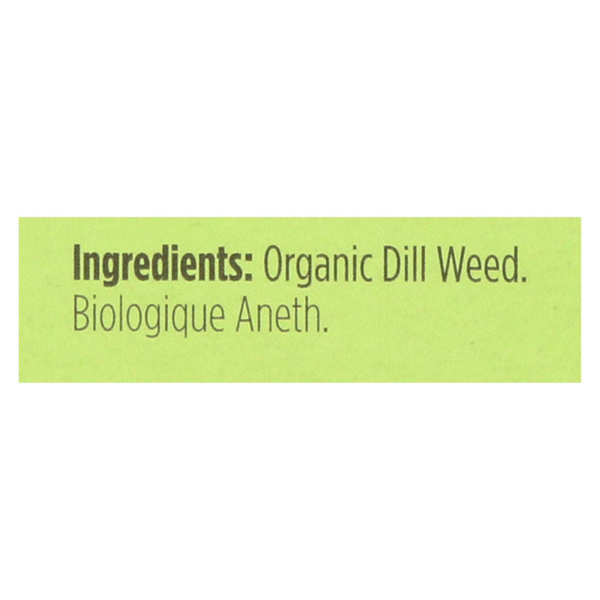 Spicely Organics Organic Dill Weed Seasoning, 6-pack, 0.1 Oz. Each - Cozy Farm