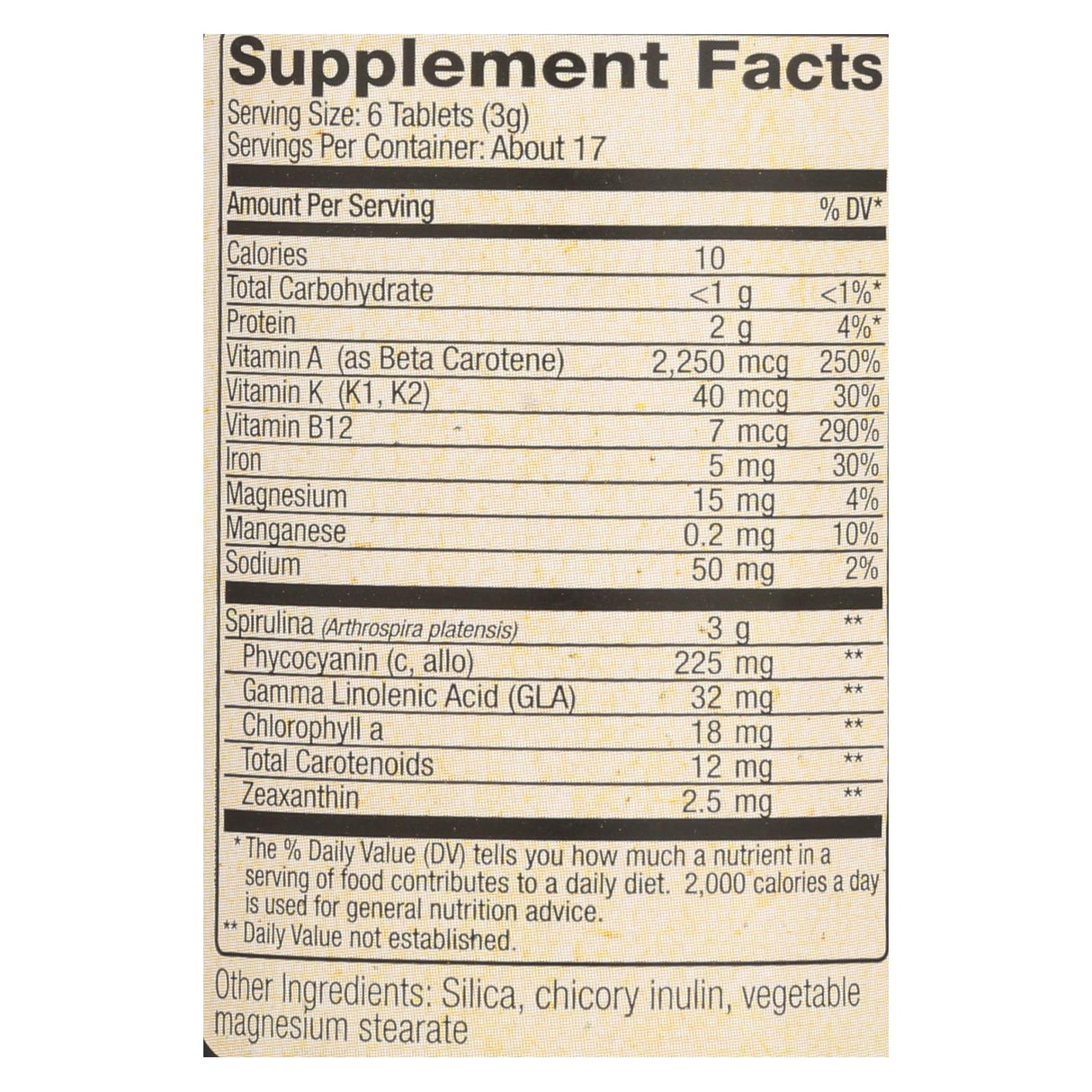 Nutrex Hawaii Pure Hawaiian Spirulina Pacifica - 500mg, 100 Tablets - Cozy Farm
