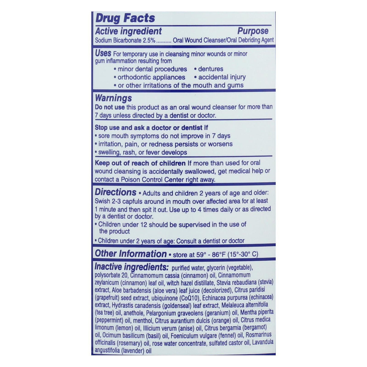 Eco-Dent Dailyrinse Mouth Rinse - Cinnamon Blast - 8 Fl. Oz. - Cozy Farm