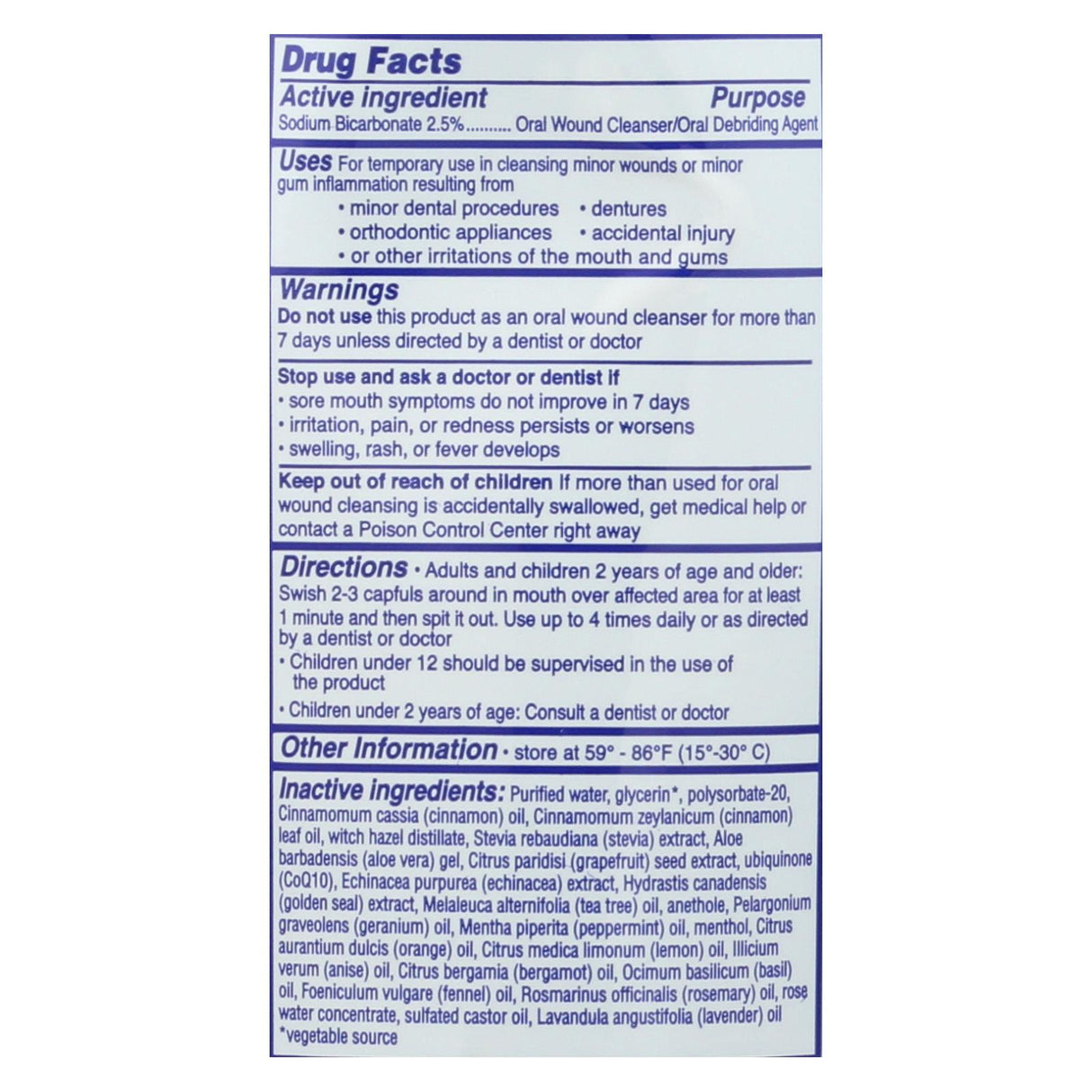 Eco-Dent Dailyrinse Mouth Rinse - Cinnamon Blast - 8 Fl. Oz. - Cozy Farm