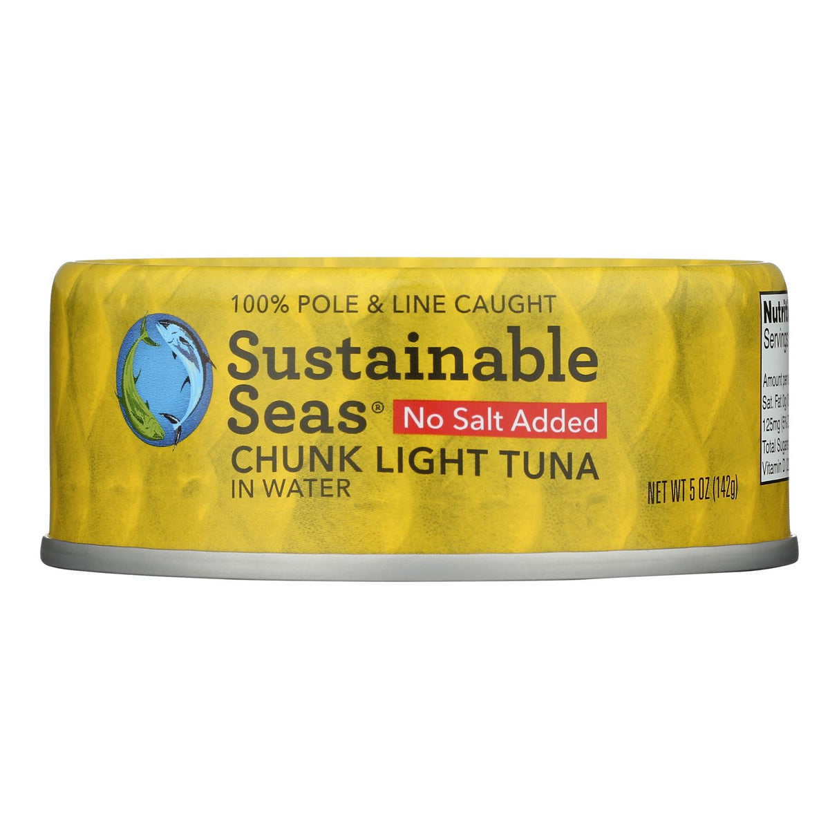Sustainable Seas Chunk Light Tuna in Water, 5 Oz. Can (Pack of 12) - Cozy Farm