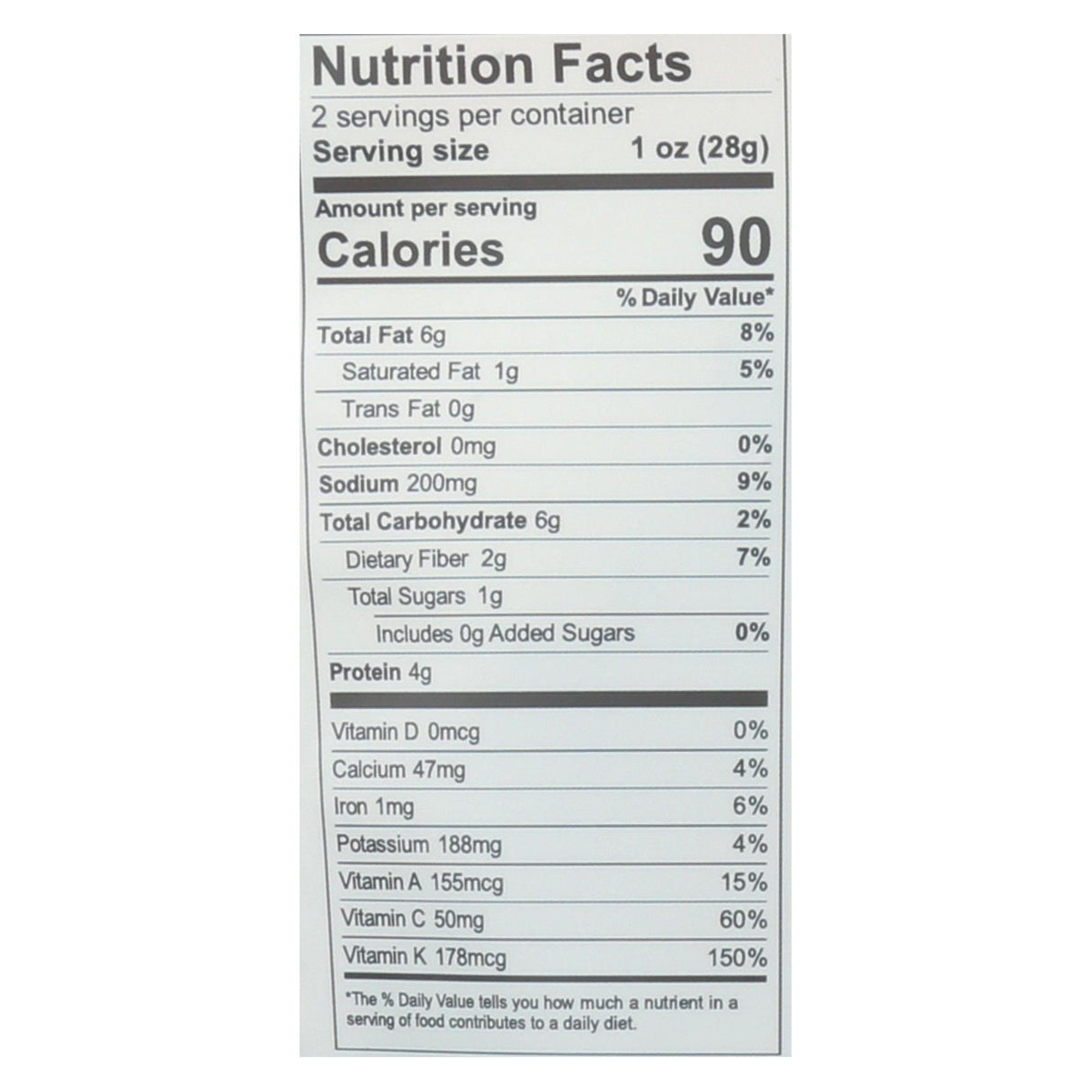 Brad's Plant-Based Raw Crunch Naked (12 Pack x 2 Oz.) - Cozy Farm