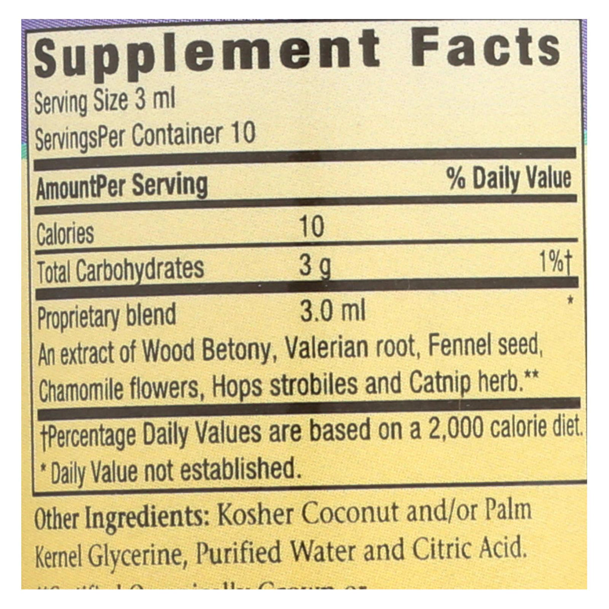 Herbs for Kids Valerian Super Calm 1 Fl Oz: Nerve Support Dietary Supplement | Promotes Normal Activity and Sleep - Cozy Farm