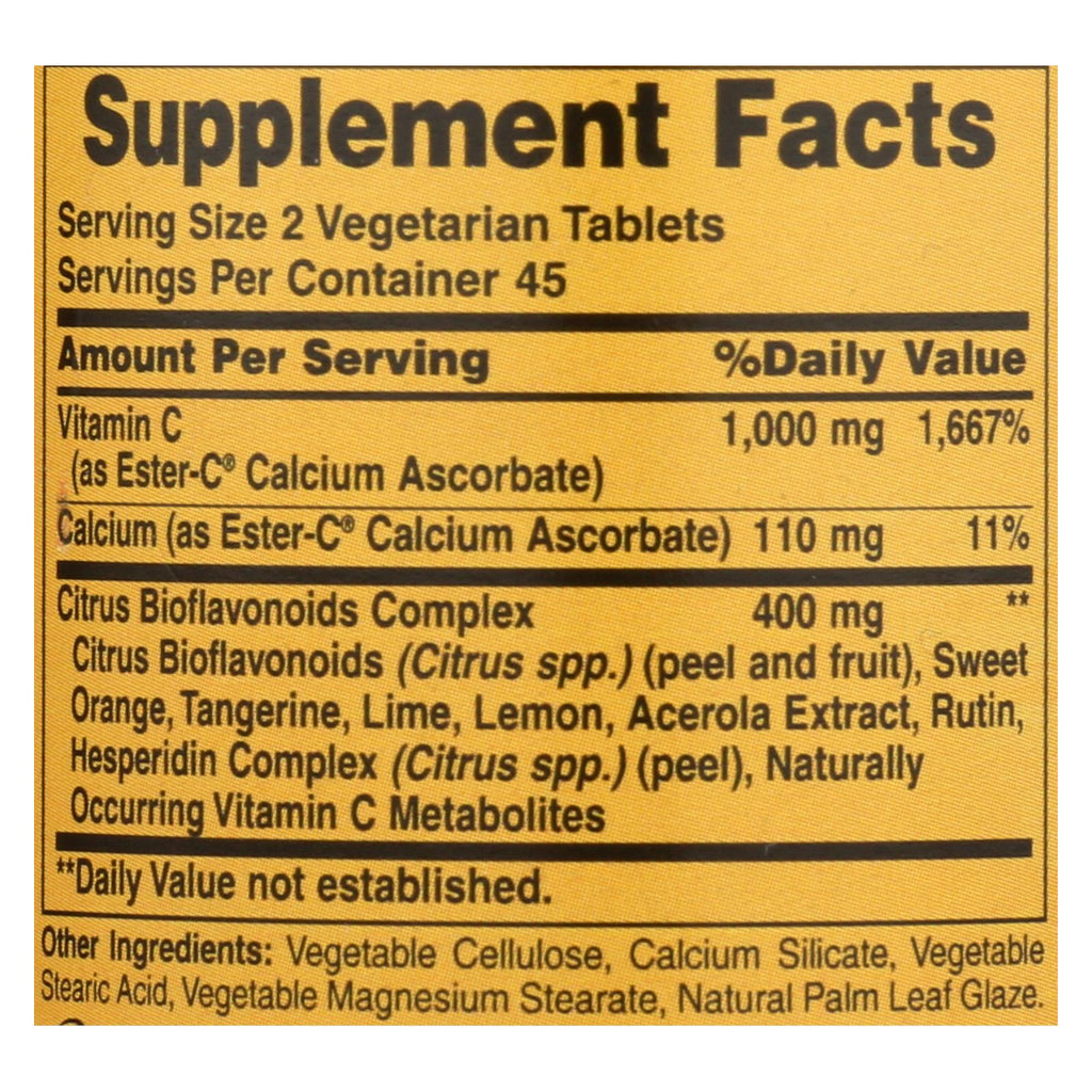 American Health Ester-C with Citrus Bioflavonoids - 500 mg (90 Vegetarian Tablets) - Cozy Farm 